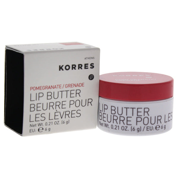 Korres Lip Butter - Pomegranate by Korres for Women - 0.21 oz Lip Balm