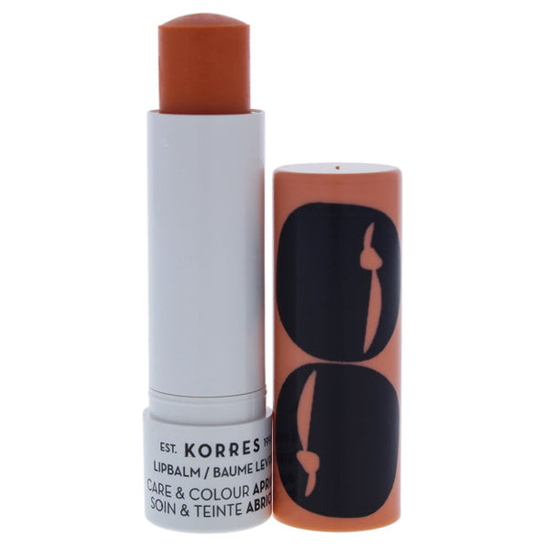 Korres Lip Balm Care and Colour Stick - Apricot by Korres for Women - 0.17 oz Lip Balm