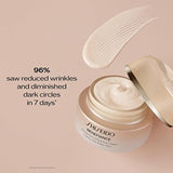 Shiseido Benefiance Wrinkle Smoothing Eye Cream - Visibly Improves Five Types of Eye Wrinkles, Dark Circles & Puffiness - 48-Hour Hydration - All Skin Types - Non-Comedogenic 15ml