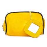 BAG Yellow Cosmetic Bag with Mirror #A