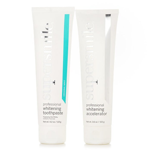 Supersmile Professional Whitening System: Toothpaste + Accelerator 102g/3.6oz 2pcs 119g/4.2oz