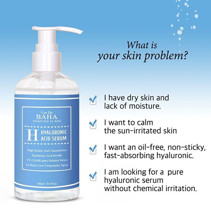 Cos De BAHA - H Hyaluronic Acid Serum Jumbo 240ml