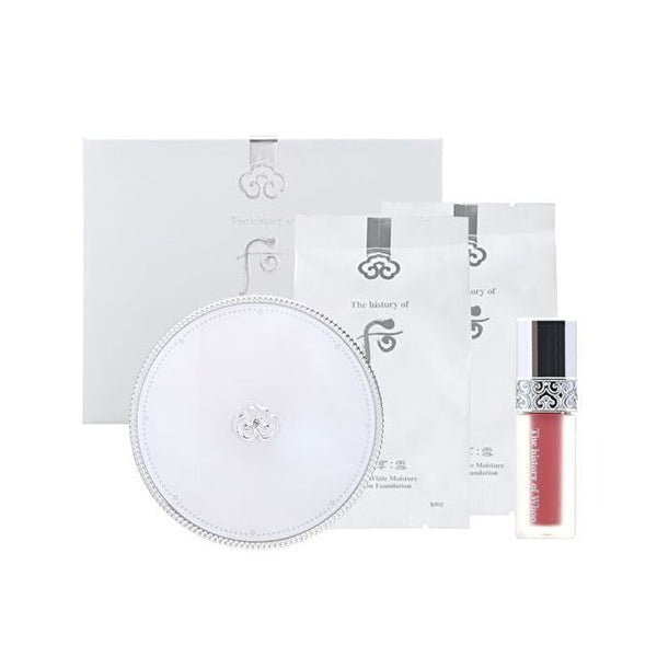 THE WHOO - Gongjinhyang Seol Radiant White Moisture Cushion Foundation 21 Special Set 4 pcs