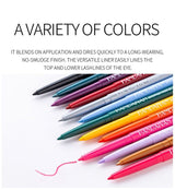 HANDAIYAN - Waterproof Matte Gel Eyeliner - 10 Colors 04# Dark Red - 0.2g