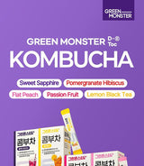 GREEN MONSTER - D-Toc Kombucha - 6 Types Sweet Sapphire