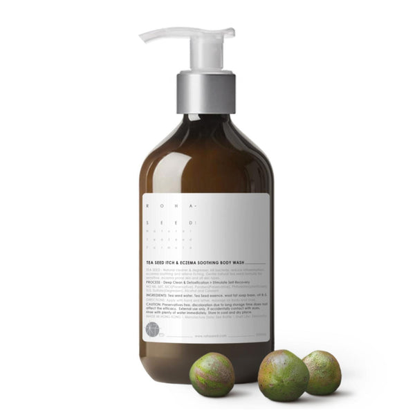 Rohaseed [Made In Hong Kong] Tea Seed Itch & Eczema Soothing Body Wash 500.0g/ml