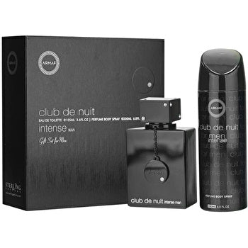 Armaf Club De Nuit Intense Eau De Toilette Spray 100ml/3.6oz & Body Spray 200ml/6.8oz