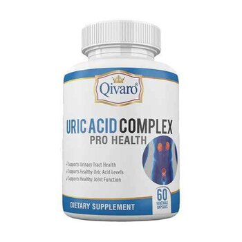 Qivaro Clear Uric Acid (60 Capsules)  Fixed Size