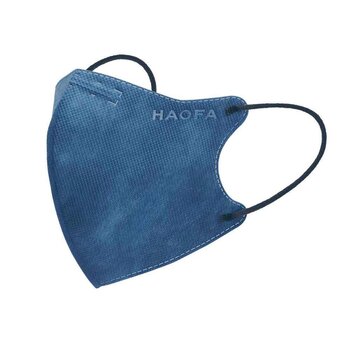 HAOFA 3D N95 Medical Mask (Taiwan N95 Specification) Twilight Blue | 30pcs M Size  Fixed Size