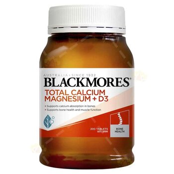 Blackmores Blackmores - Total Calcium Magnesium + D3  200 Tablets  Fixed Size
