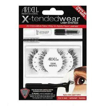 Ardell X-TENDED Wear Lash System (Demi Wispies)  Fixed Size