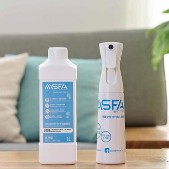 ASFAWATER Disinfectant & Deodorisation Spray ? Refill Bottle?1L?+ Spray Bottle?300ml?  Fixed Size