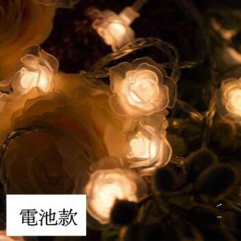 Wiseway Battery 2AA1.5 Rose LED Light  Wedding lighting  Romantic Rose Light Battery Style  Fixed Size