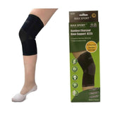 MAX SPORT Bamboo Charcoal Knee Support (Double Springs), One Piece, Size M(27.9-33.0cm), Measure Round Center  L