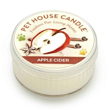 Pet House by One Fur All Mini Candle (1.5oz) - Apple Cider  1.5oz
