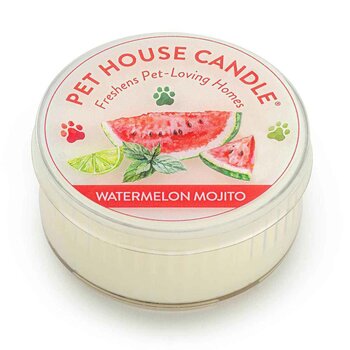 Pet House by One Fur All Mini Candle (1.5oz) - Watermelon Mojito  1.5oz