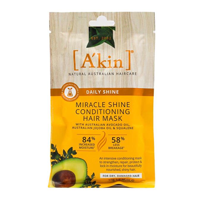 A-KIN Akin 55g Miracle Shine Hair Conditioning Mask 10 pieces