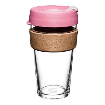 KeepCup Brew Cork Tempered Glass Cup L/16oz/454ml - Saskatoon  Fixed Size