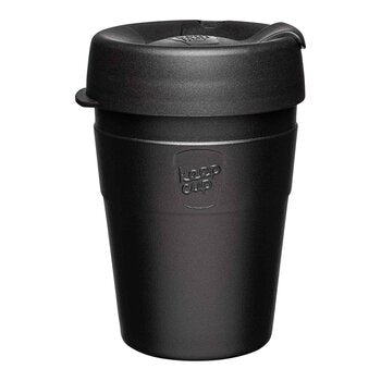 KeepCup Thermal Stainless Steel Reusable Cup M/12oz/340ml - Black  Fixed Size