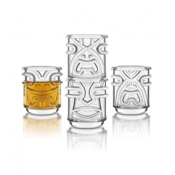 Final Touch Tiki Tumbler Glass 355ml (Set of 4)  Fixed Size