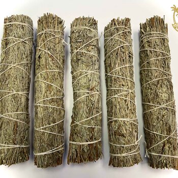 Faiza Naturals California Blue Sage Bundles - 9" (Large) Vacuum Packed (Own Farm In California Direct Import)  Fixed Size