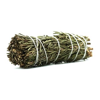 Faiza Naturals California Rosemary Smudge Stick Bundle - 4" Vacuum Packed (Own Farm In California Direct Import)  Fixed Size