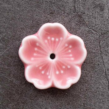 diseno Living Incense Ceramic Holder Sakura Shape - Pink  Fixed Size