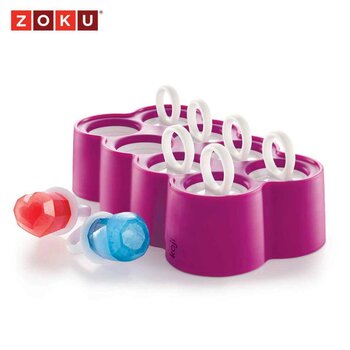 ZOKU Silicone Gem Ring Pop Molds (8 Pops)  Fixed Size
