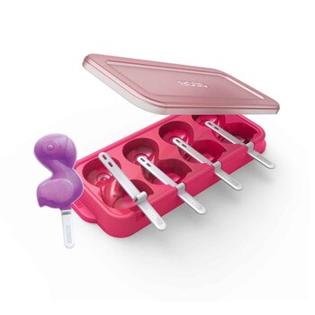 ZOKU Flamingo Ice Pop Molds (4 Pops)  Fixed Size