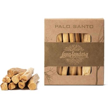 LUNA SUNDARA Premium Ecuadorian Palo Santo Smudging Sticks Single Pack (8 Sticks) ?Flat Box  8pcs?flat box  Fixed Size