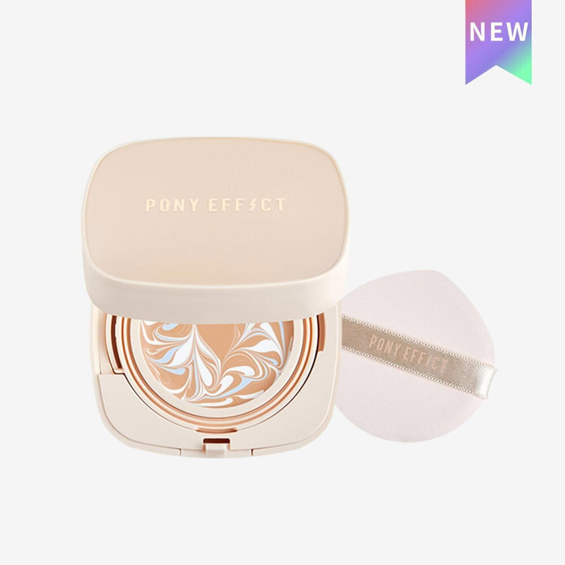 Pony Effect PRIME PROTECT AQUA ESSENCE PACT SPF50+/PA+++??001 IVORY?#flawless/sensitive skin/water essence 1pc?14.5g  001 IVORY