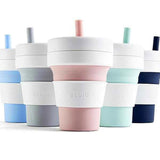 stojo STOJO BIGGIE 16oz/470ml?6 Colors Available  Dove (Light Gre