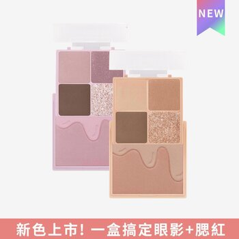 I'M MEME I'M MULTI CUBE *6 palettes are available?#eyeshadow/blush/smokeyes 1pc?New Package  02 Hello Peach