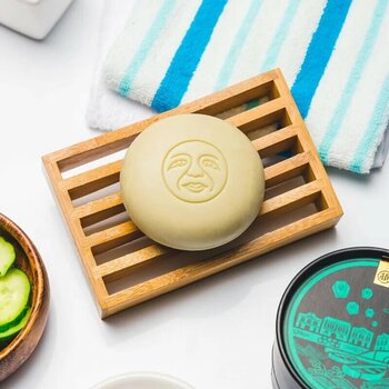 DA CHUN Cucumber Facial Soap?100g *w/ forming bag #ficial treatment/skin radiance/great skin tone 1pc?100g?*w/ forming  Fixed Size