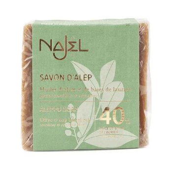 NAJEL NAJEL - 40% BLO Aleppo Soap  Fixed Size