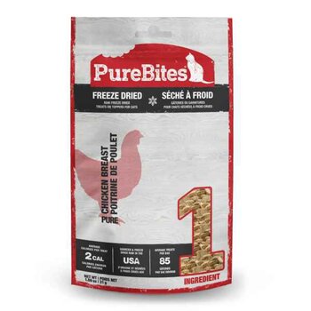 Purebites Chicken Breast Freeze Dried Cat Treats 1.09Oz / 31G - Value Size  31g