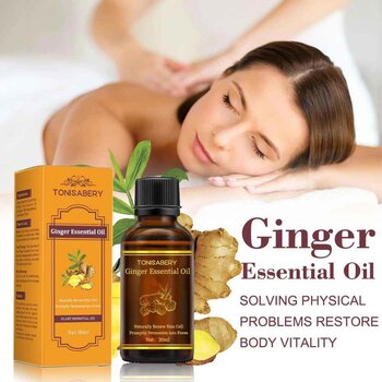 TONISABERY TONISABERY beauty skin care ginger body massage essential oil body scraping oil  30ml