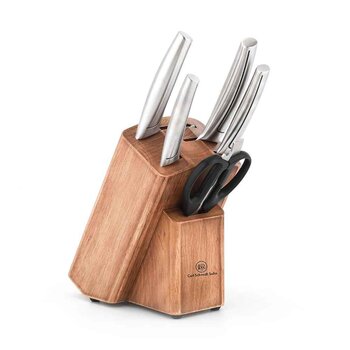 Carl Schmidt Sohn 6pcs Knife set with Wooden Knife Block  6pcs