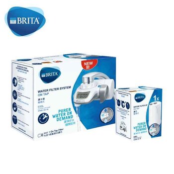 BRITA BRITA On Tap Water Filter System + 1 Filter Cartridge HF  silver - Fixed