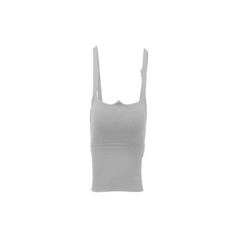 Titika Azalea Square Neck Tank  Light Grey - S