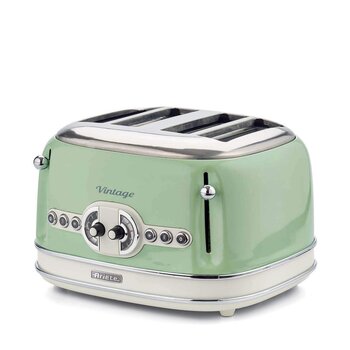 ARIETE Ariete - Vintage 4 Slice Toaster (Green) - 156/04 (Hong Kong plug with 220 Voltage)  Fixed Size