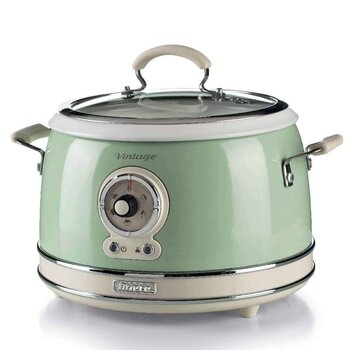 ARIETE Ariete - Vintage Rice Cooker (Green) - 2904/04 (Hong Kong plug with 220 Voltage)  Fixed Size