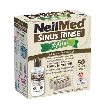 NeilMed Xylitol Sinus Rinse Kit  50 packets