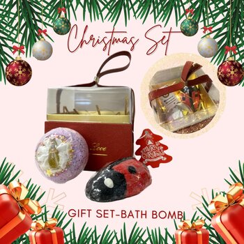 Chain Bridge Honey Farm Gift set-Bath Bomb  2 pcs