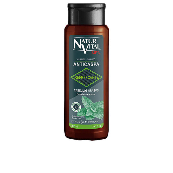 Natur Vital Men Refreshing Anti-dandruff Shampoo For Oily Hair 300ml