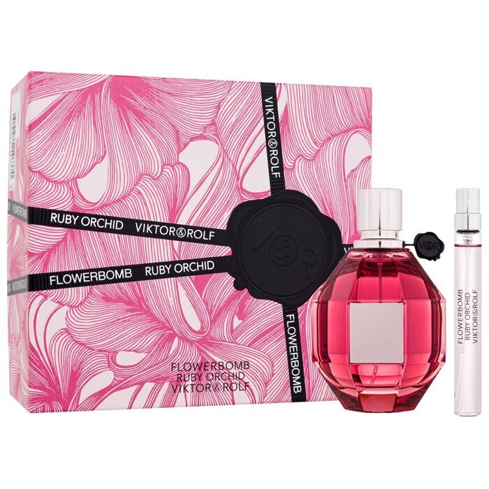 Viktor & Rolf Flower Bomb Ruby Orchid Woman Set Eau De Parfum & Eau De Parfum 10ml 100ml