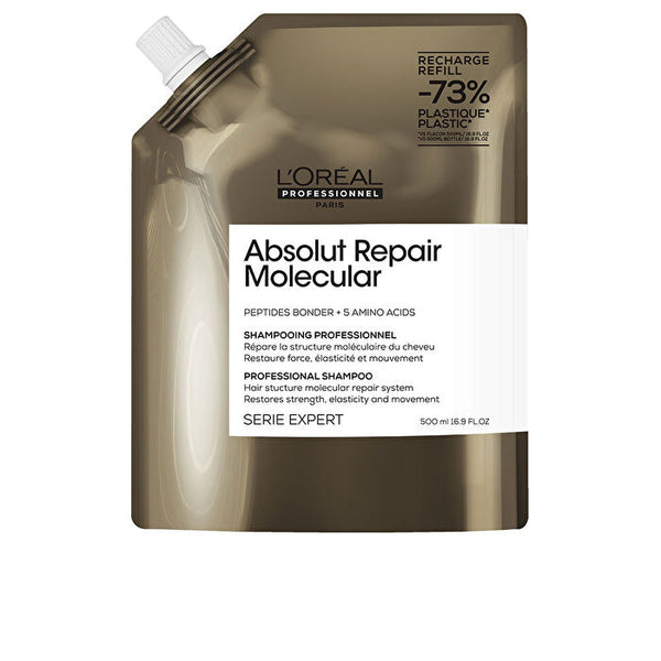 L'Oréal Professionnel Paris Absolut Repair Molecular Professional Sulfate-free Shampoo For Damaged Hair Refill 500ml