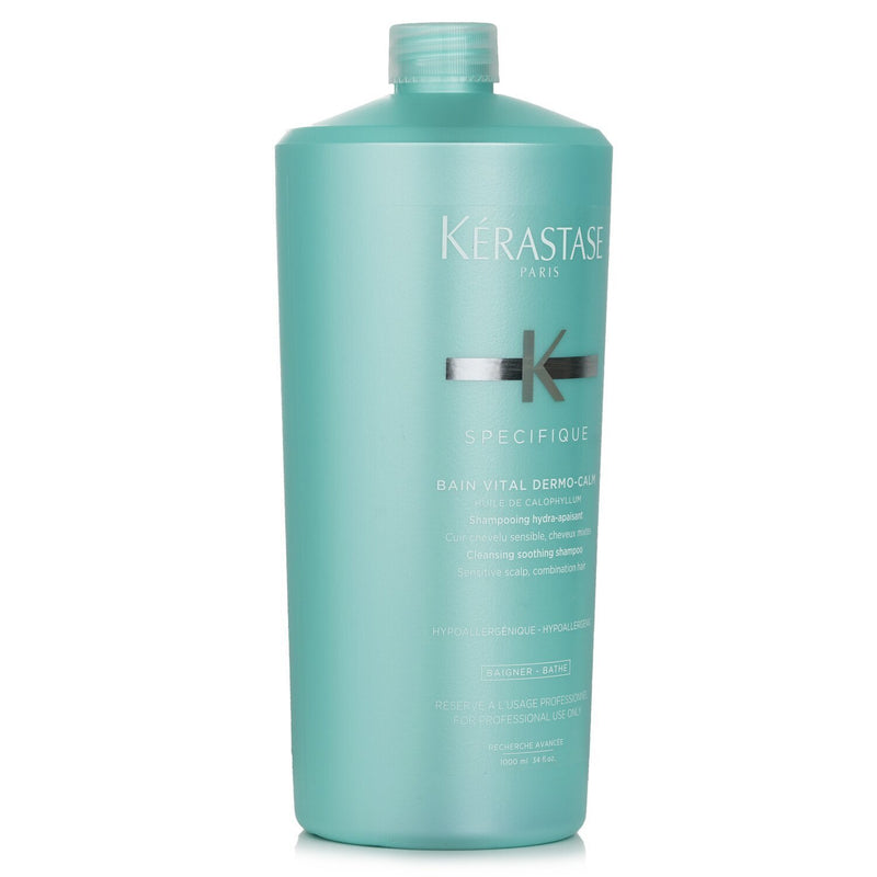 Kerastase Specifique Bain Vital Dermo-Calm Cleansing Soothing Shampoo (Sensitive Scalp, Combination Hair)  1000ml/34oz