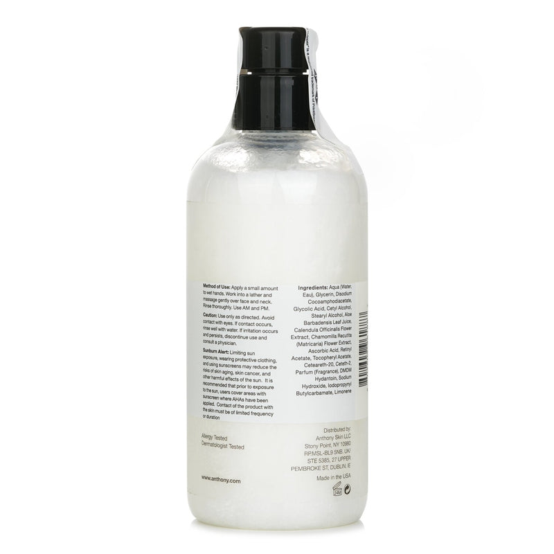 Anthony Logistics For Men Glycolic Facial Cleanser  473ml/16oz