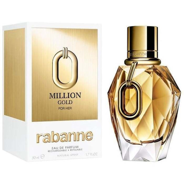 Paco Rabanne Million Gold For Her Eau De Parfum Spray Refillable 90ml
